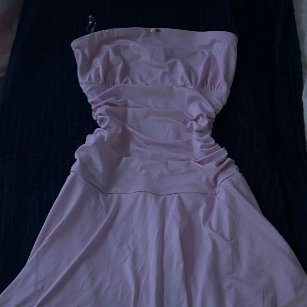 Forever 21 Strapless Light Pink Dress